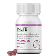 Inlife Vitamin B12 ALA Supplement for Men & Women 60 Tablets