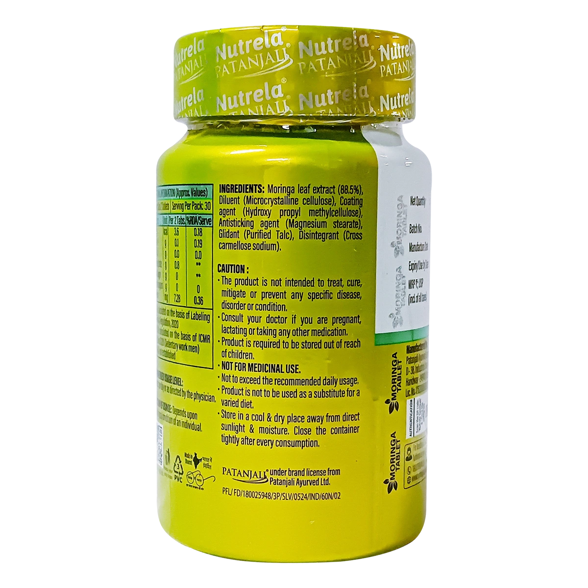 Combo Pat. Nutrela Men'S Superfood + Moringa (400G+60N)