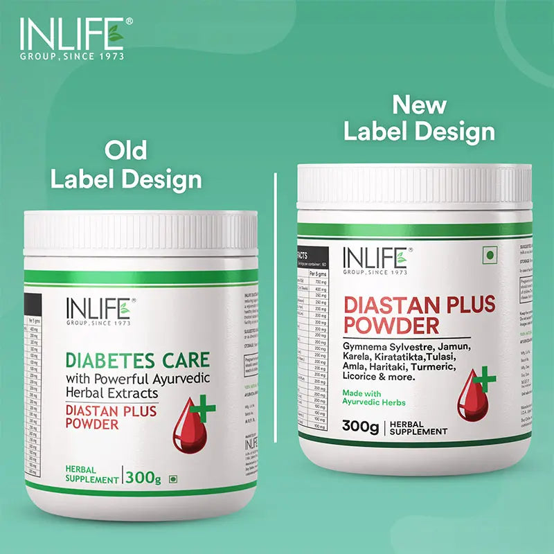 Inlife Diastan Plus Powder Ayurvedic Herbal Supplement | 300g