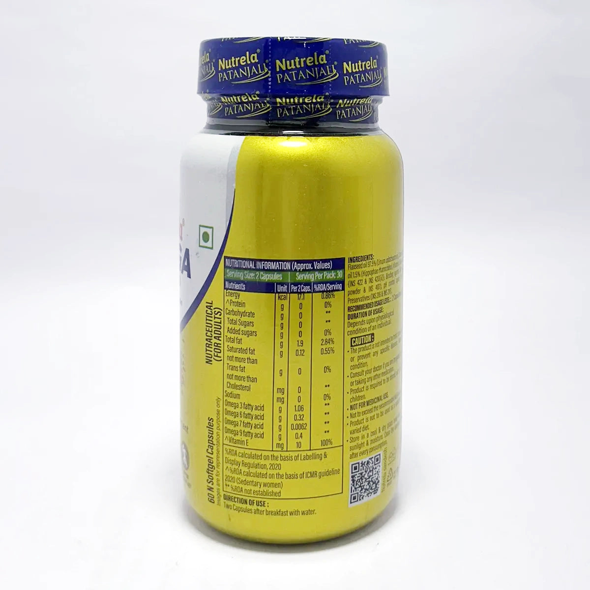 Patanjali Nutrela Organic Omega 3,6,7,15