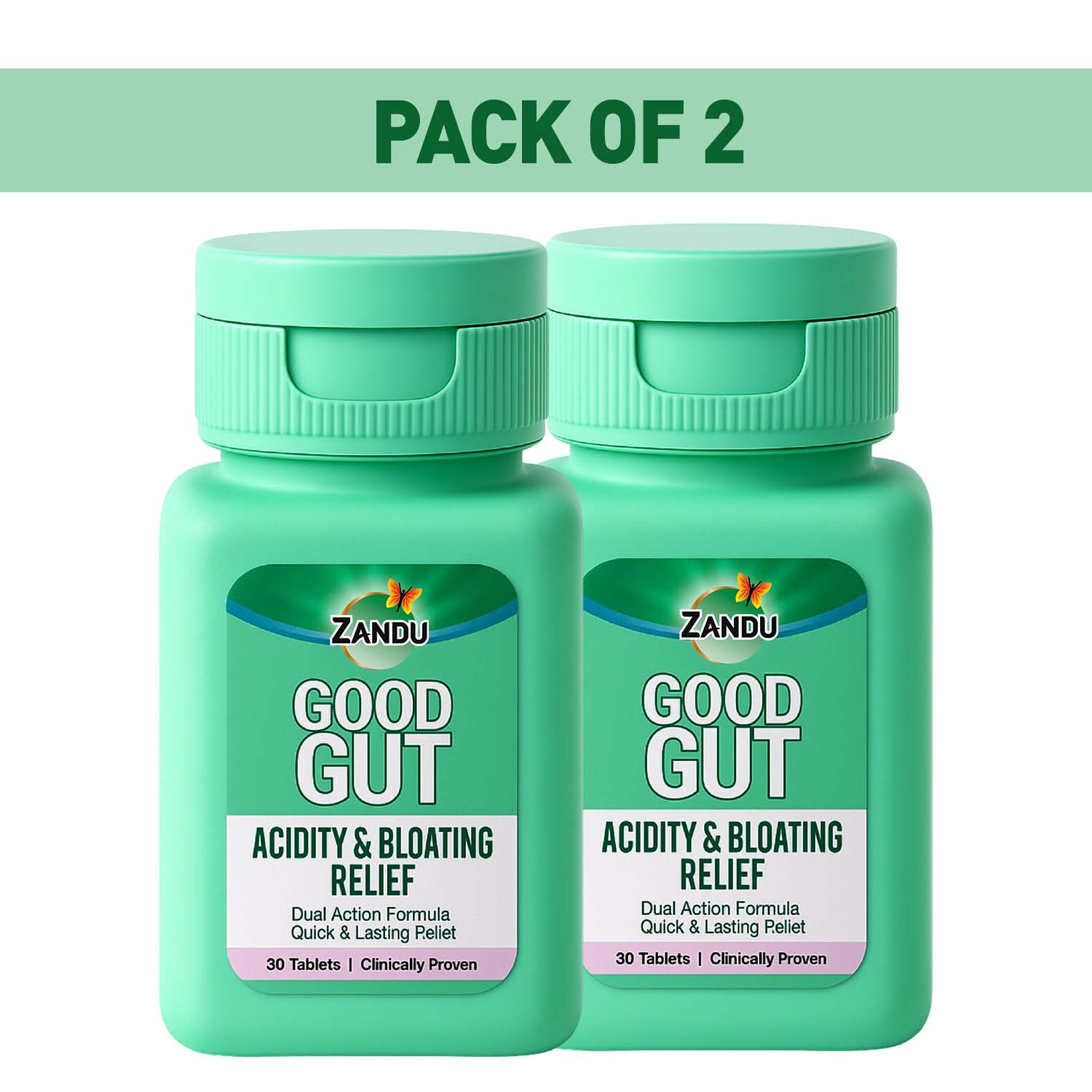 Zandu Good Gut Acidity & Bloating Relief 30 Tablets