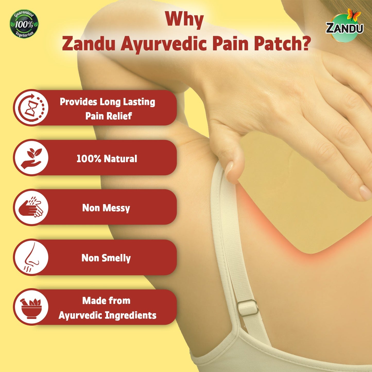 Zandu Pain Release 5 Patches