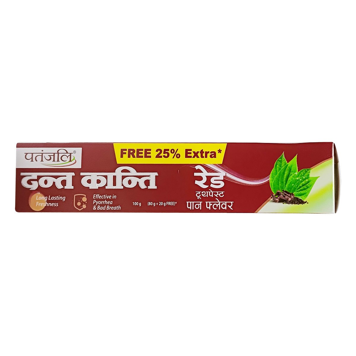 Dant Kanti Red Toothpaste (Pan Flavour) 80g+25% Extra