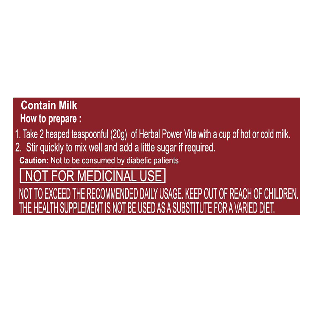 Patanjali Herbal Power Vita Plus 500g