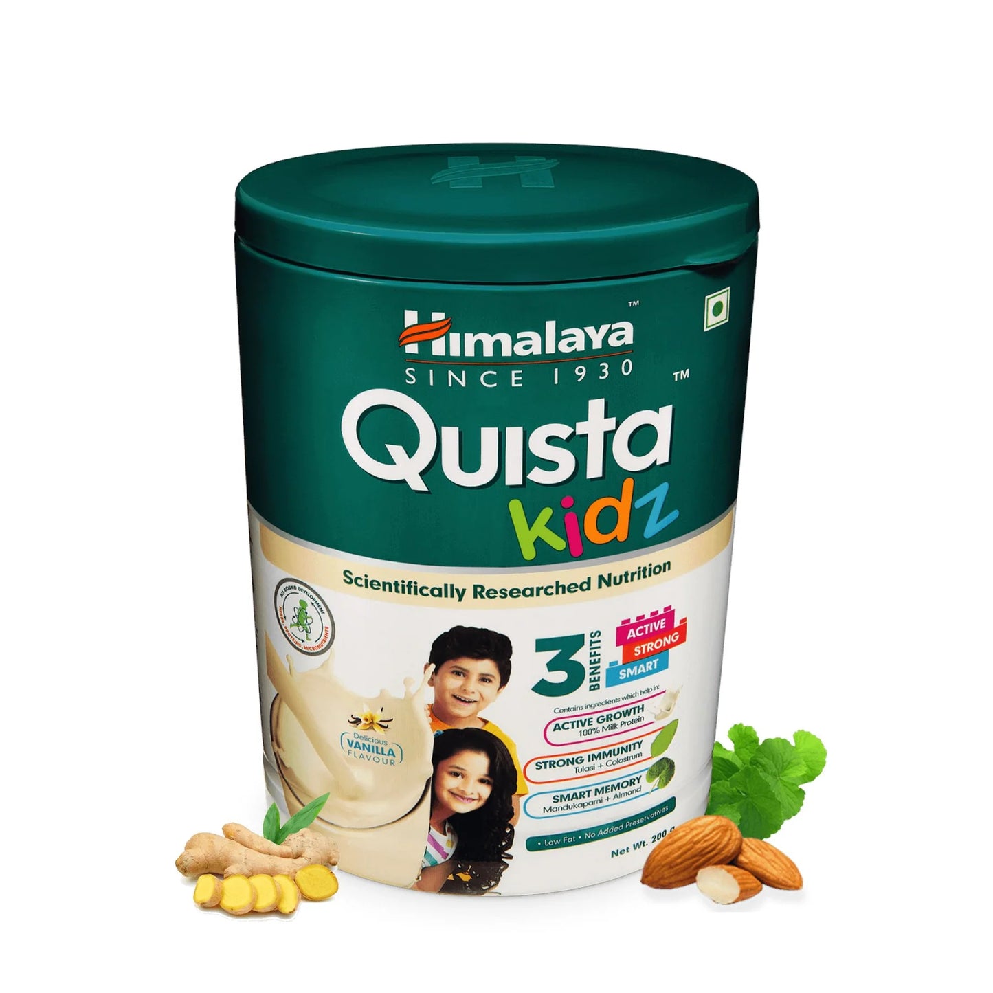 Himalaya Quista Kidz nutrition product on a white background