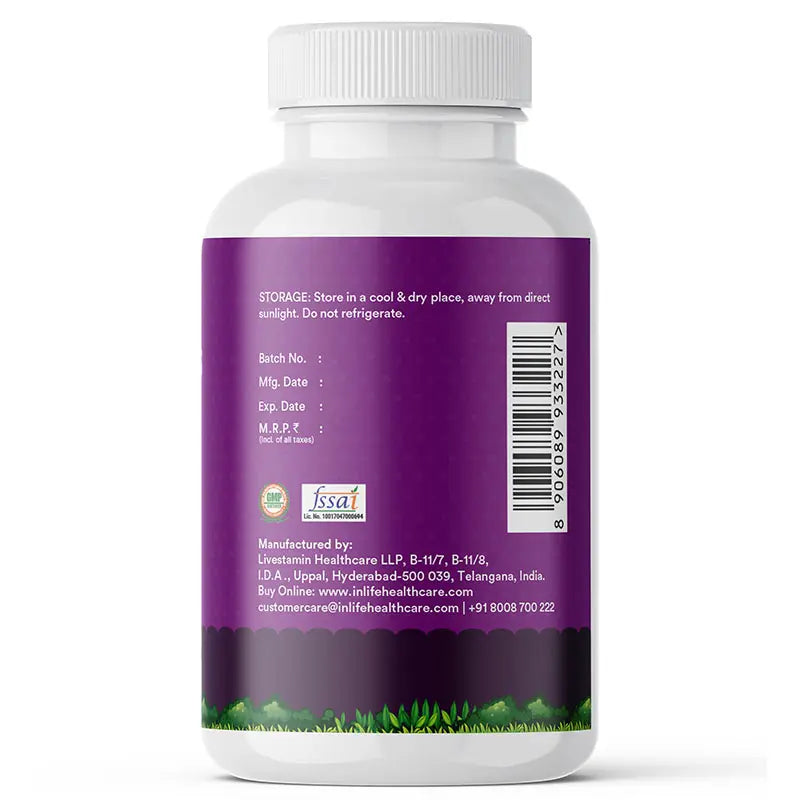 Inlife  Digestive Enzymes for Dogs Cats | 12 Naturally Sourced & Essential Enzymes | Veg. Capsules - 6