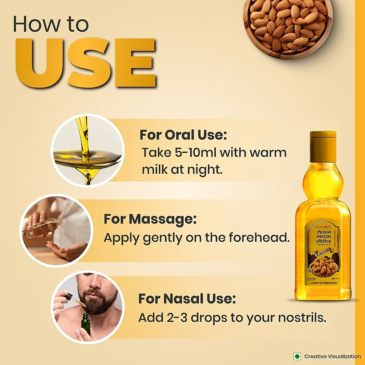 Patanjali Rogan Badam Shirin 150ml