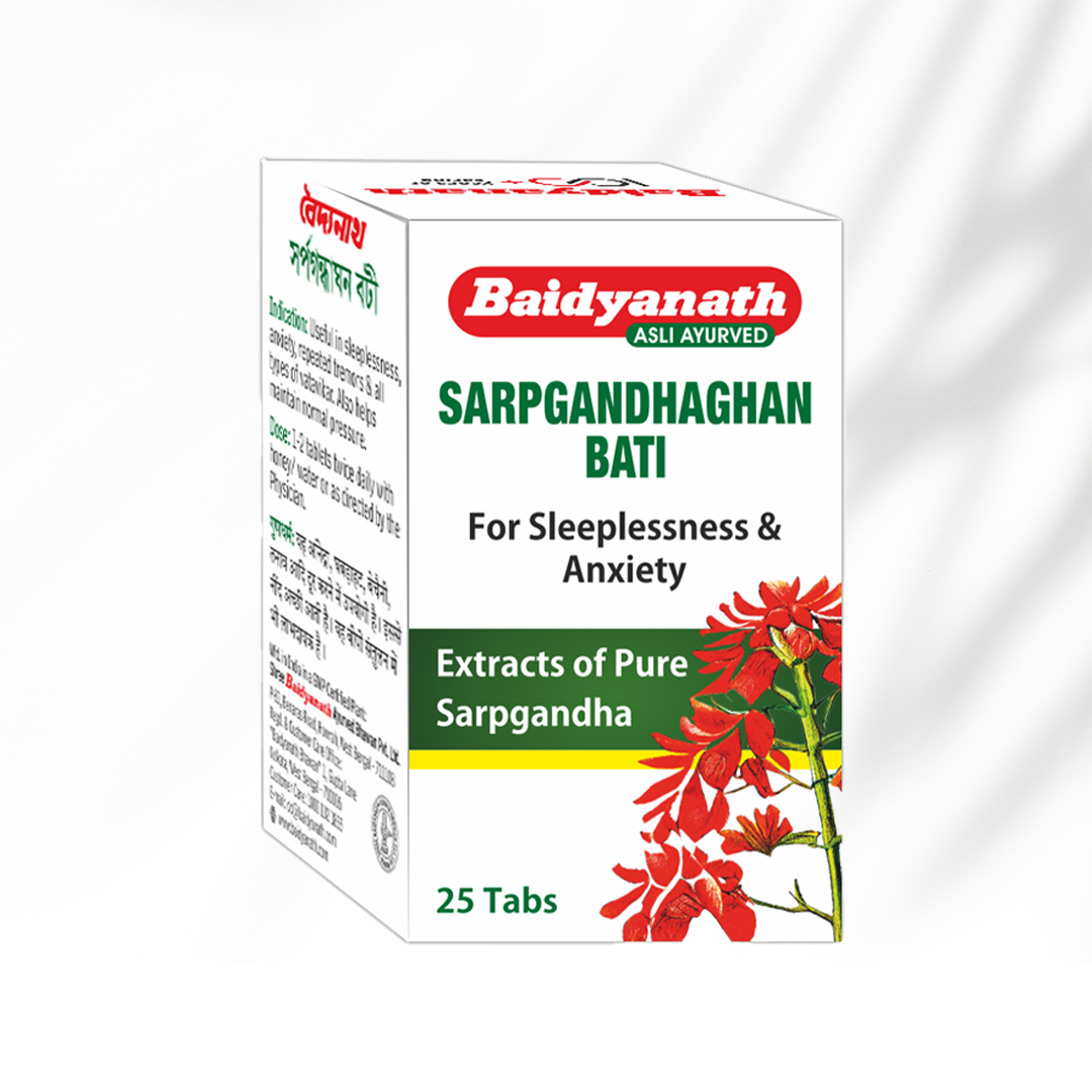 Baidyanath Sarpagandhaghan Bati 25 Tablets