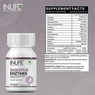 Inlife Digestive Enzymes Supplement | 60 Veg. Capsules