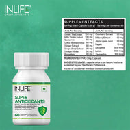 Inlife Super Antioxidants Supplement - 60 Veg Capsules