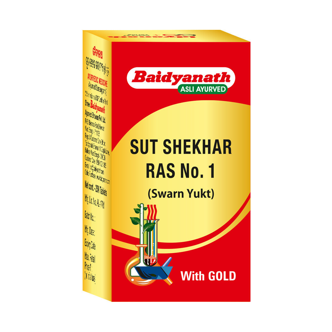 Baidyanath Sutshekhar Ras with Gold