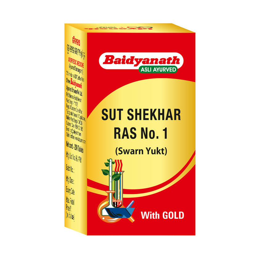 Baidyanath Sutshekhar Ras with Gold