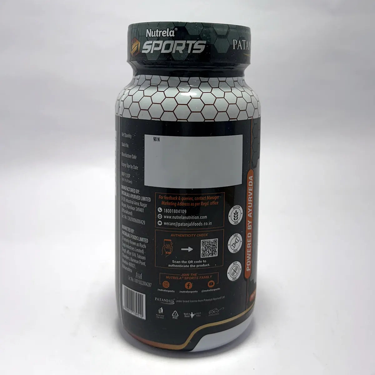 Patanjali Nutrela Sports Testo Booster 90 capsules