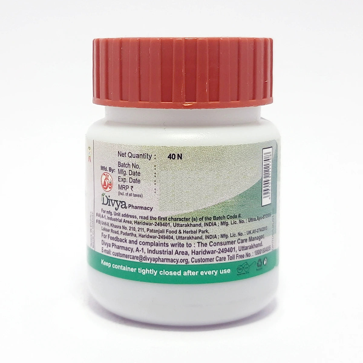 Patanjali Triyodashang Guggul 40 Tablets