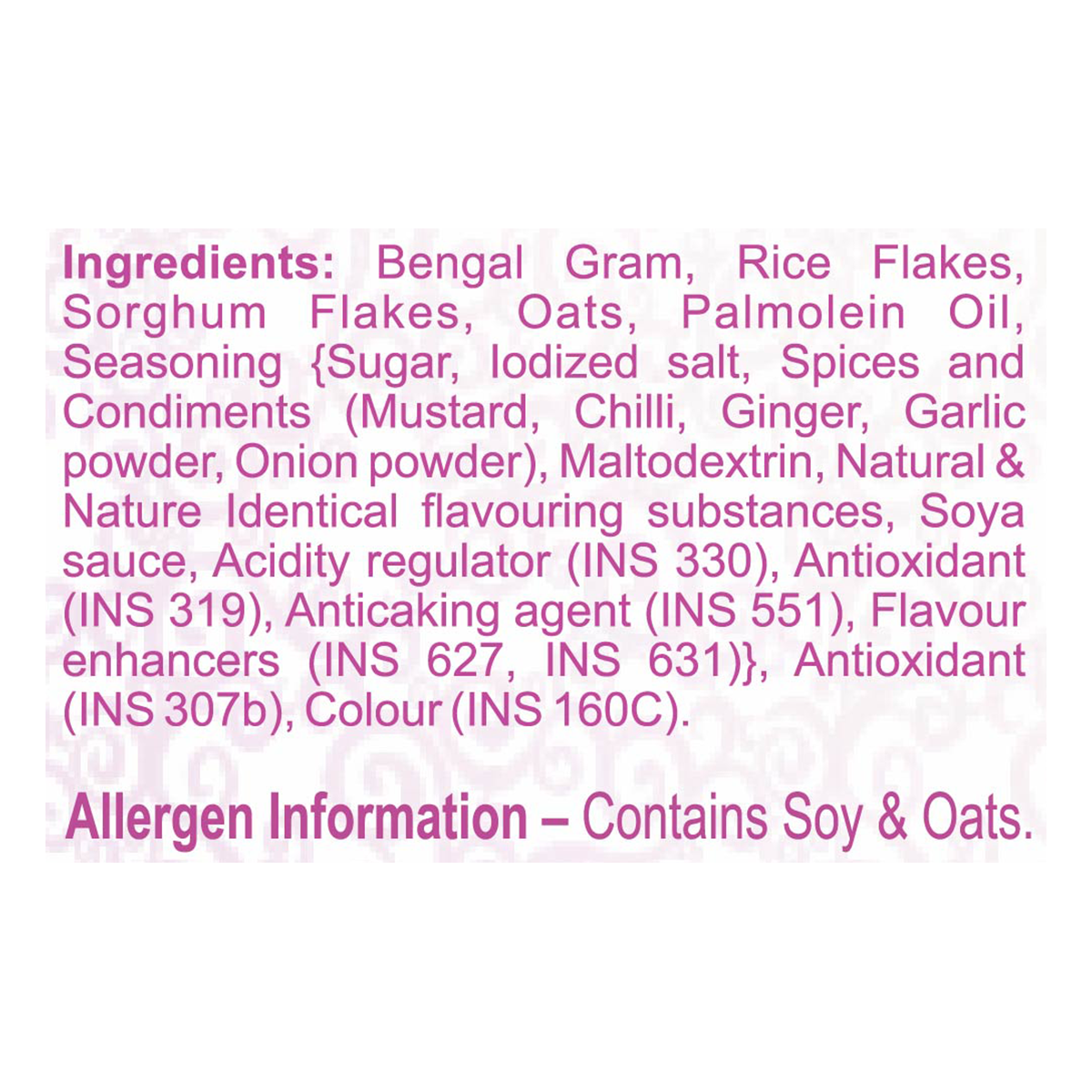 Patanjali Roasted Diet Oats Wasabi Mix 125g